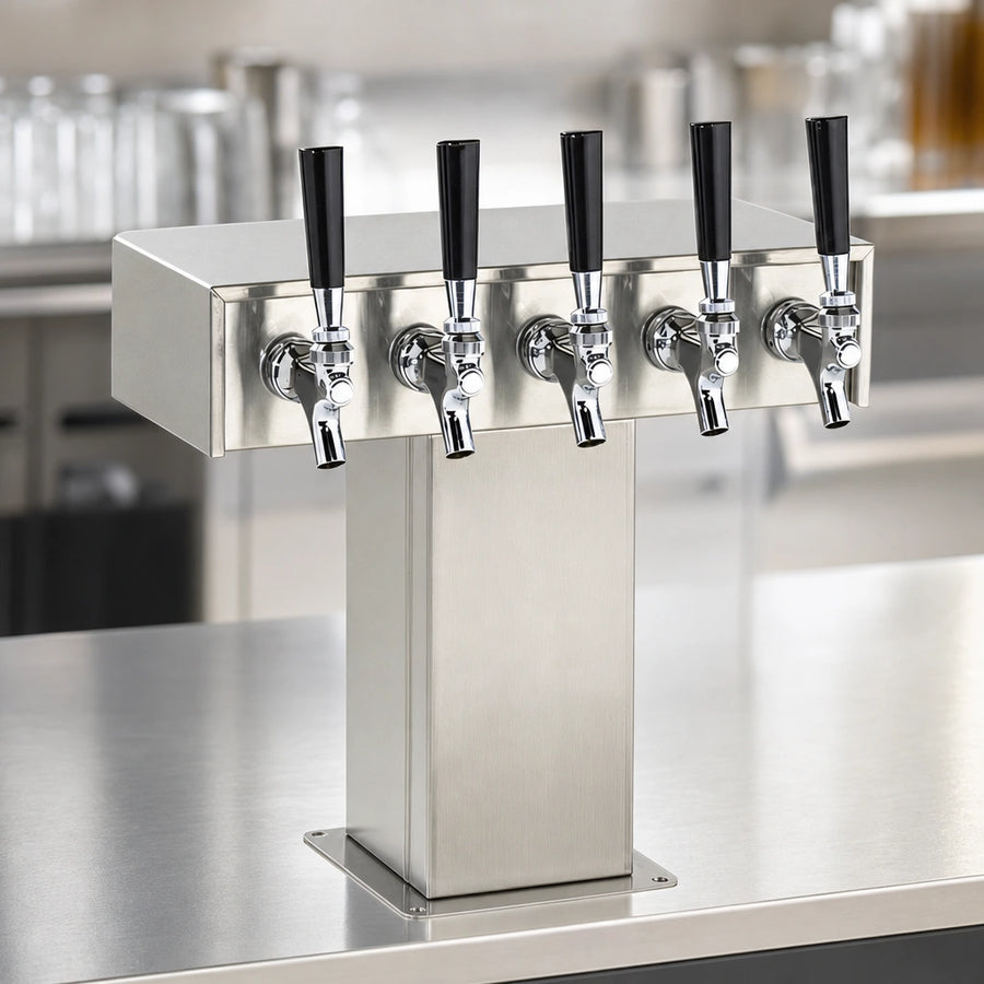 Five-Faucet Capacity