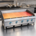 Thumbnail image #4 for Comstock-Castle 60-Inch Countertop Gas Griddle with Chrome-Plated 1-Inch Plate