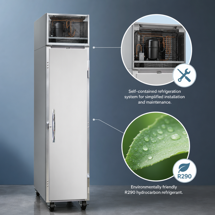 Product image #4 for Continental Refrigerator 1FSEN Slim Line One-Section Reach-In Freezer