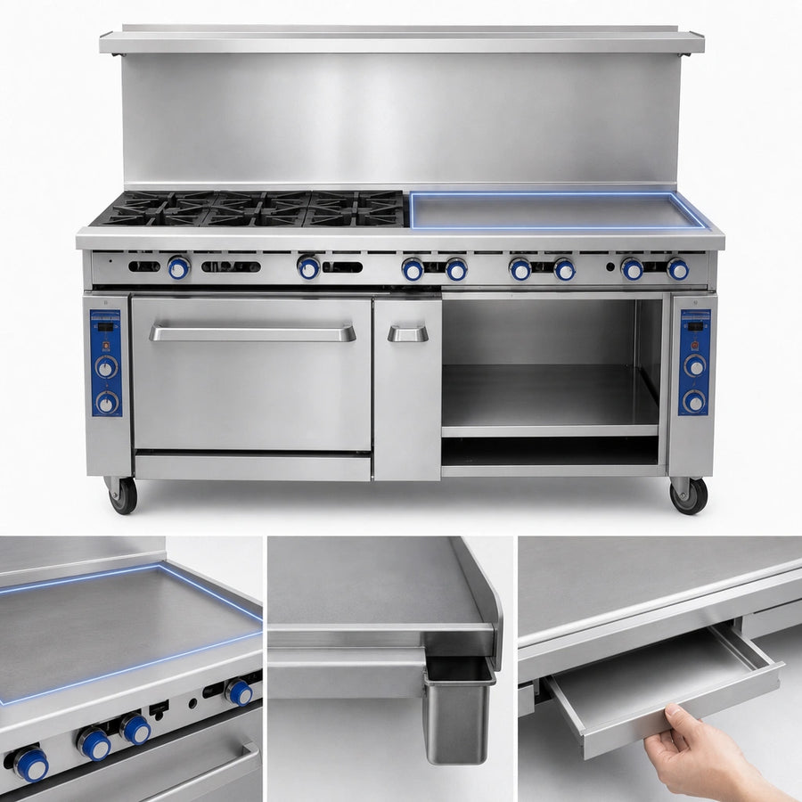 24-Inch Griddle Section