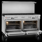 Thumbnail image #4 for Southbend (Middleby) Ultimate 4604DD-2G 60-Inch Commercial Gas Range with 6 Open Burners, 24-Inch Griddle & 2 Standard Ovens