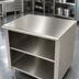 Thumbnail image #4 for Advance Tabco Special Value Series 48-Inch x 30-Inch Open Base Economy Work Table with Mid-Shelf