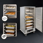 Thumbnail image #4 for Dinex DXP1012U Insulated Full-Height Heated Proofer Cabinet, Aluminum, 12-Pan Capacity, Adjustable 3-Inch Slides