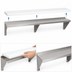 Thumbnail image #4 for Advance Tabco Triumph (Supreme) 62-7/16-Inch Wide Stainless Steel Shelf with Removable 3/8-Inch White Poly Cutting Board for 4-Well Food Units