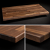 Thumbnail image #4 for John Boos Boos Block American Black Walnut Blended Edge Grain Kitchen Countertop, 96 x 38 x 1-1/2 Inch, Penetrating Oil Finish