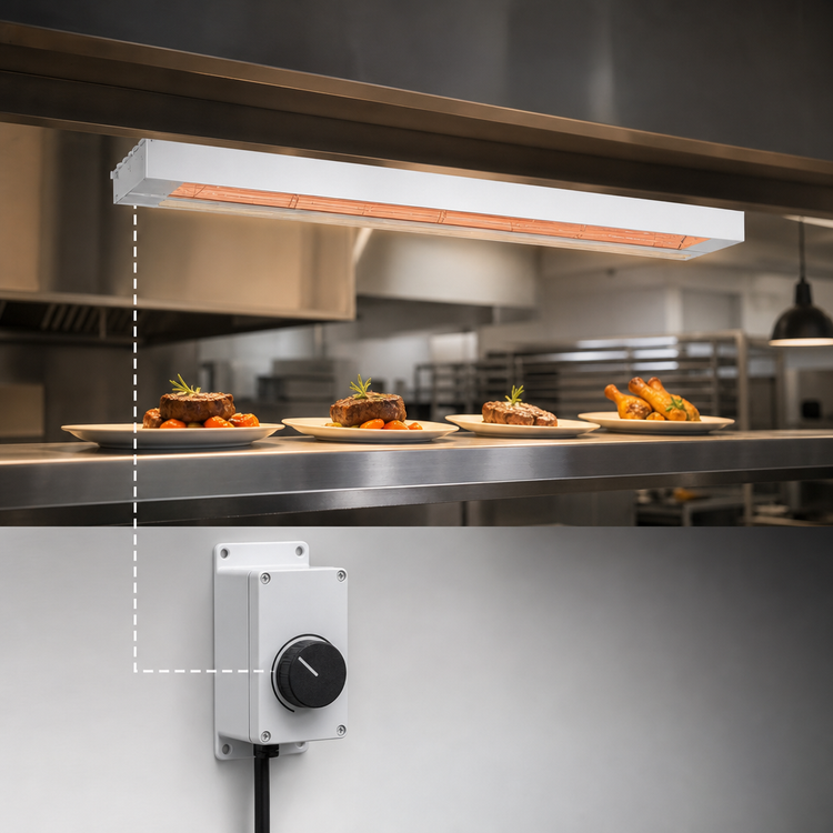 Product image #4 for Nemco 24-Inch Single Remote-Controlled Infrared Strip Heater, 120V