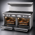 Thumbnail image #4 for Southbend S-Series 60-Inch Commercial Gas Restaurant Range with 10 Open Burners and 2 Convection Ovens