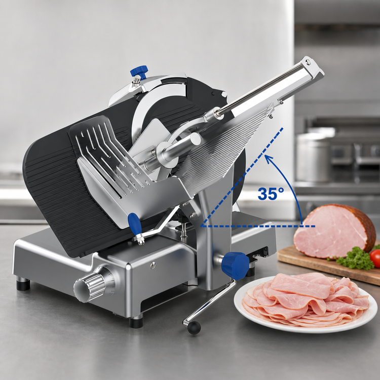 Product image #4 for Vollrath 13-Inch Deluxe Deli-Style Manual Belt-Driven Gravity Feed Slicer