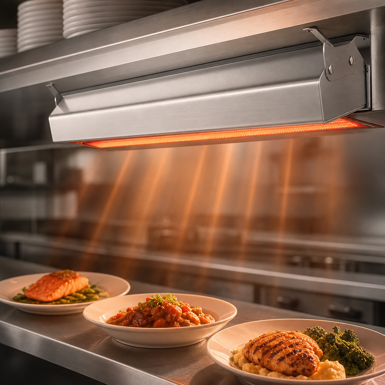 Product image #4 for Hatco Glo-Ray Narrow Max 36-Inch Unlighted Infrared Strip Heater with Stainless Steel Housing
