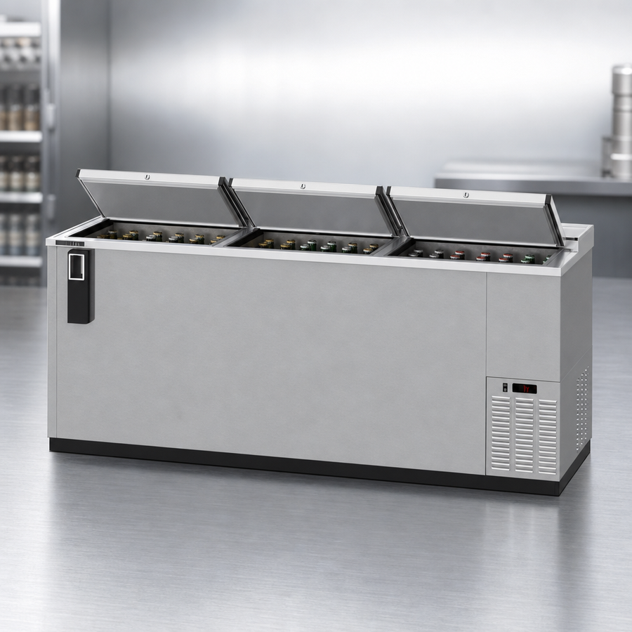 Three Top-Sliding Locking Lids