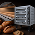 Thumbnail image #4 for BakeMax Double Deck Electric Artisan Stone Deck Oven, Triple Pan Wide, 6 Full-Size Pan Capacity