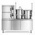 Thumbnail image #4 for Crown ECX-10-6-6 Double Compartment Electric Convection Steamer with (2) 6 Gallon Kettles