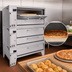 Thumbnail image #4 for Bakers Pride Super Deck Series Triple Deck Gas Pizza Deck Oven, 45