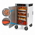 Thumbnail image #5 for Metro HotBlox Narrow 8-Pan Half-Height Mobile Insulated Holding Cabinet, Digital Touchscreen, Solid Door