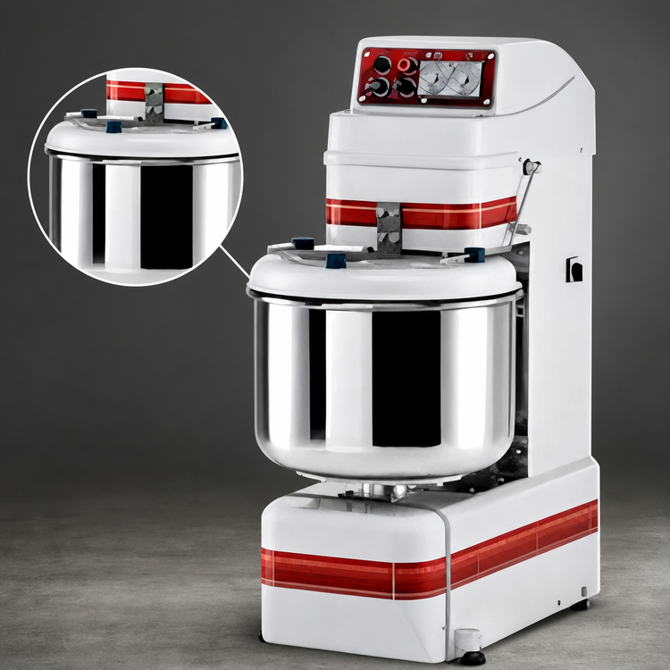 Product image #4 for Univex Silverline SL200 Fixed-Bowl Floor Spiral Mixer, 306 Qt Bowl, 441 Lb Dough Capacity