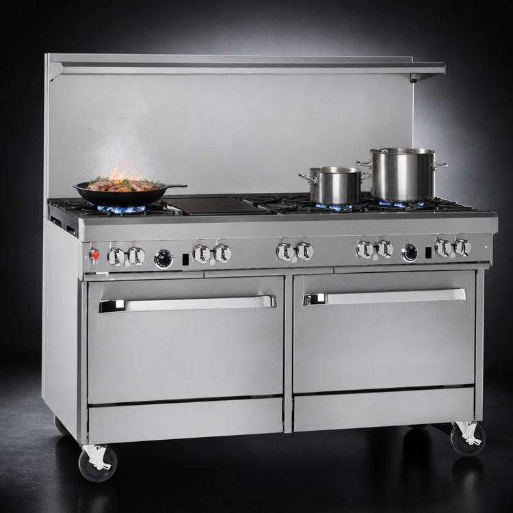 Product image #4 for Southbend Ultimate 60-Inch Gas Restaurant Range with 48-Inch Griddle and 2 Standard Ovens