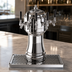 Thumbnail image #4 for Glastender Zeus 5-Faucet Air-Cooled Countertop Draft Dispensing Tower with Mirror Finish