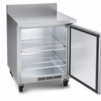 Thumbnail image #4 for Beverage Air WTR27HC-FIP 27-Inch Worktop Refrigerator, 5.25 Cu. Ft., 1 Solid Door, Stainless Steel, Rear-Mounted Self-Contained