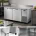 Thumbnail image #4 for True SPEC Series 67.25-Inch 2-Section Deep Work Top Freezer with Stainless Steel Doors and Rear Splash