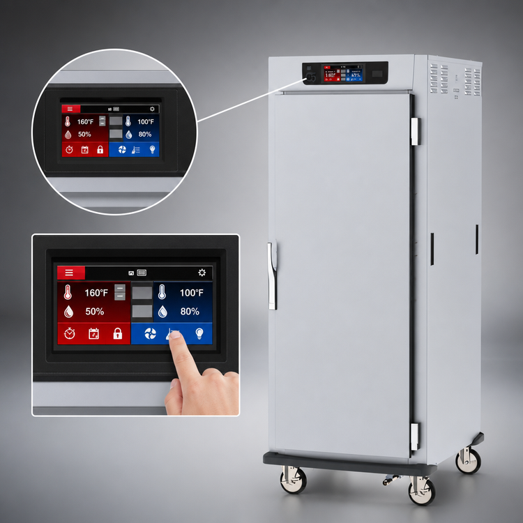 Product image #4 for Metro C5 9 Series Full-Height Pass-Thru Controlled Humidity Heated Holding and Proofing Cabinet, 18-Pan, Solid & Glass Doors, 120V