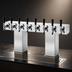 Thumbnail image #4 for Perlick Bridge Tee Countertop Draft Beer Tower, Extra High, 8 Faucets, Polished Chrome, Glycol-Cooled