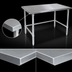 Thumbnail image #4 for John Boos Stallion 108-Inch x 24-Inch 14-Gauge Stainless Steel Flat Top Work Table with Galvanized Legs