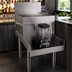 Thumbnail image #4 for Glastender Underbar Blender Station with Drainboard Top and Recessed Blender Shelf, 18 Inch x 29 Inch, Stainless Steel
