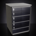 Thumbnail image #4 for Glastender BGS-24 Open Front Back Bar Glass Storage Cabinet, 24