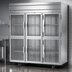 Thumbnail image #4 for Beverage-Air Horizon Series Three-Section Half-Glass Door Reach-In Refrigerator, Top-Mounted Self-Contained, Stainless Steel, 71.52 Cu. Ft.