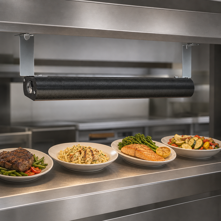 Product image #4 for Vollrath 60-Inch Low Profile Unlighted Single Strip Heat Lamp with Remote Toggle Switch