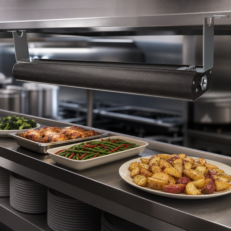 Product image #4 for Vollrath 60-Inch Low Profile Unlighted Strip Heat Lamp with Remote Toggle Switch