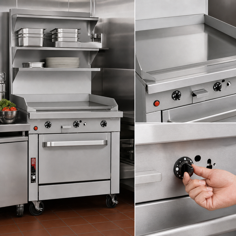 Product image #4 for Southbend Platinum 36-Inch Modular Gas Sectional Range with Full-Width Thermostatic Griddle