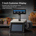 Thumbnail image #4 for Hobart Weigh/Wrap HTS-7ELS Digital Price Computing Scale with 10.1-Inch Touchscreen, 7-Inch Customer Display, and Label Printer