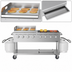 Thumbnail image #4 for KoolMore 60-Inch 8-Burner Commercial Outdoor Propane Grill with 30-Inch Griddle
