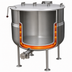 Thumbnail image #4 for Crown DL-150 Stationary Direct Steam 2/3 Jacketed Kettle - 150 Gallon Capacity