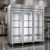 Thumbnail image #4 for Hoshizaki Steelheart R3A-FG Three-Section Reach-In Full Glass Door Refrigerator, 79.03 Cu. Ft., Standard Depth
