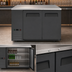 Thumbnail image #4 for 48-Inch Shallow Depth Two-Section Back Bar Cooler with Locking Solid Doors