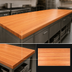 Thumbnail image #4 for Boos Block American Cherry Edge Grain Kitchen Countertop, 144 x 48 x 3 Inches, Varnique Finish