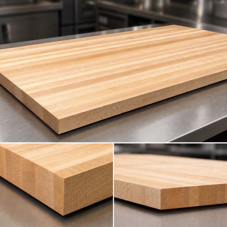 Product image #4 for Boos Block Northern Hard Rock Maple Edge Grain Kitchen Countertop, 84 x 36 x 1-1/2 Inch, Penetrating Oil Finish