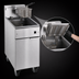 Thumbnail image #4 for Imperial IFS-40-EU 14 kW Electric Floor Fryer, 40 lb Capacity, Tilt-Up Elements