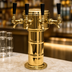 Thumbnail image #4 for Mini Mushroom 3-Faucet Draft Dispensing Tower, Polished Brass Finish