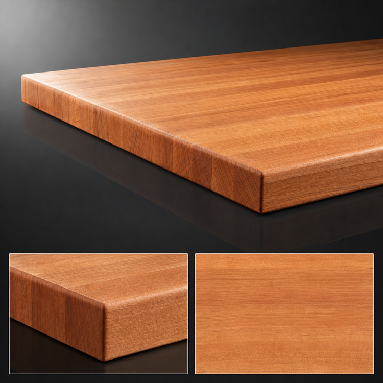 Product image #4 for Boos Block American Cherry Edge Grain Kitchen Countertop, 132 x 38 x 3 Inches, Penetrating Oil Finish