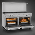 Thumbnail image #4 for Southbend Ultimate 60-Inch Gas Restaurant Range with 9 Burners, Standard Oven, and Convection Oven