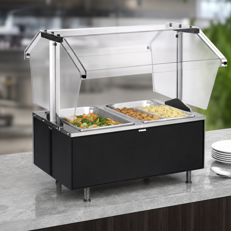 Product image #4 for Eagle Service Mate Deluxe 48-Inch Countertop Buffet Hot Food Table, 3 Wells, 208V