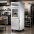 Thumbnail image #4 for True SPEC SERIES One-Section Pass-Thru Reach-In Refrigerator with Half Glass and Half Stainless Steel Front Doors and Stainless Rear Door
