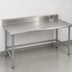 Thumbnail image #4 for Eagle Group Budget Series 108-Inch x 36-Inch Work Table with 4-1/2-Inch Backsplash and 430 Stainless Steel Top