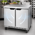 Thumbnail image #4 for Beverage-Air 36-Inch Two-Section Worktop Freezer with Solid Doors and Flat Top
