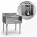 Thumbnail image #4 for Eagle Group 1800 Series Underbar Ice Bin/Cocktail Station with Blender Recess, 24-Inch Ice Bin, and Bottle Wells, 50 x 20 Inches