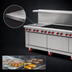 Thumbnail image #4 for American Range 72-Inch Gas Restaurant Range with 24-Inch Griddle, 8 Open Burners, and 2 Storage Bases