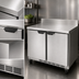 Thumbnail image #4 for Beverage-Air Two-Section 36-Inch Worktop Freezer with Solid Doors and Foamed-In-Place Backsplash